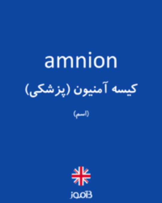  تصویر amnion - دیکشنری انگلیسی بیاموز