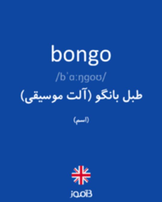  تصویر bongo - دیکشنری انگلیسی بیاموز