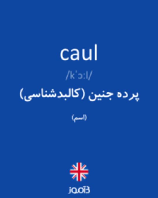  تصویر caul - دیکشنری انگلیسی بیاموز