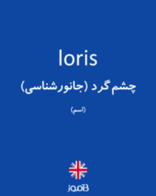  تصویر loris - دیکشنری انگلیسی بیاموز