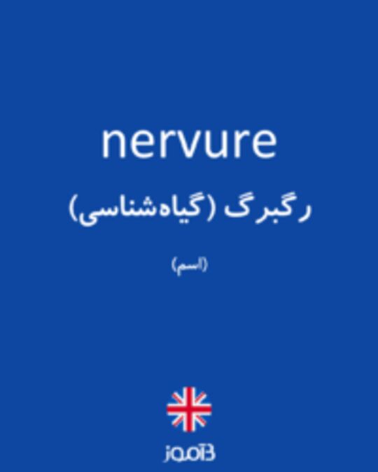  تصویر nervure - دیکشنری انگلیسی بیاموز