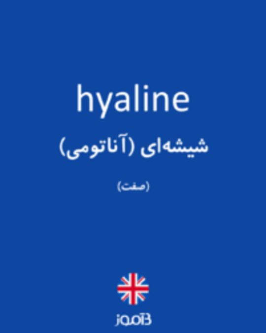  تصویر hyaline - دیکشنری انگلیسی بیاموز