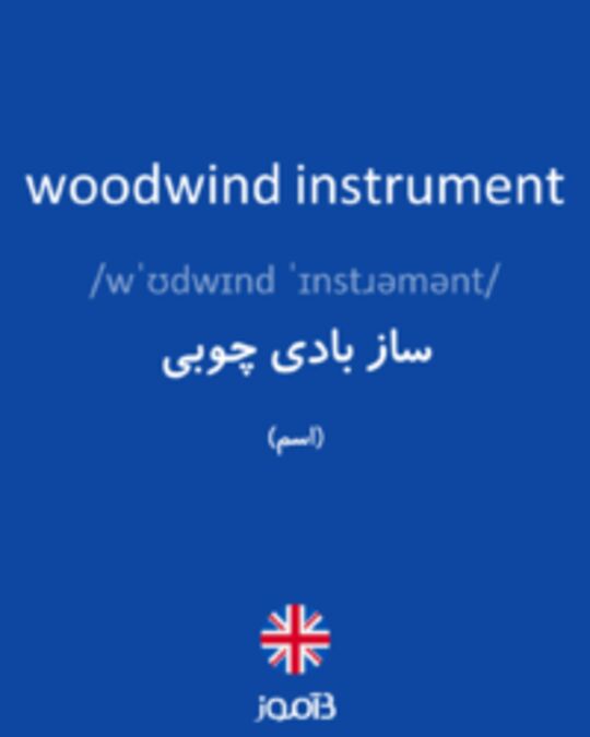  تصویر woodwind instrument - دیکشنری انگلیسی بیاموز