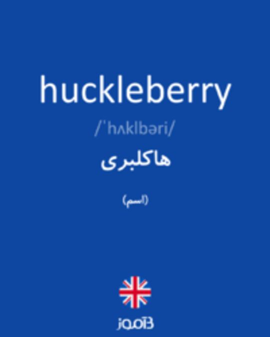  تصویر huckleberry - دیکشنری انگلیسی بیاموز