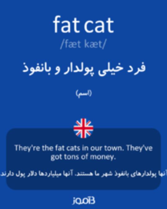  تصویر fat cat - دیکشنری انگلیسی بیاموز