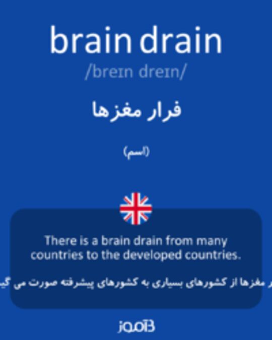  تصویر brain drain - دیکشنری انگلیسی بیاموز