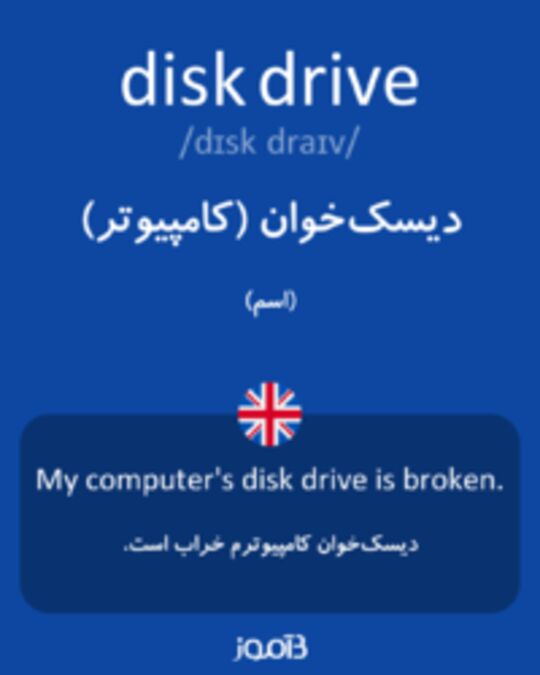  تصویر disk drive - دیکشنری انگلیسی بیاموز