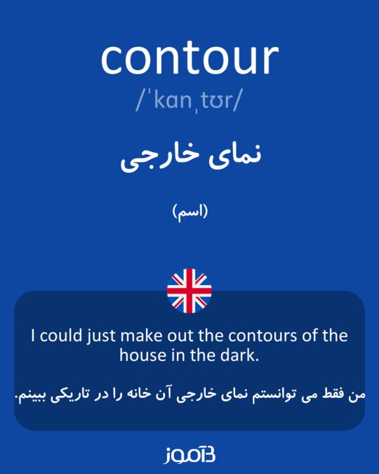 contour meaning in hindi