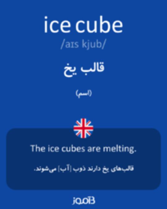  تصویر ice cube - دیکشنری انگلیسی بیاموز