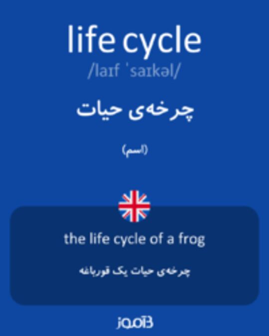  تصویر life cycle - دیکشنری انگلیسی بیاموز