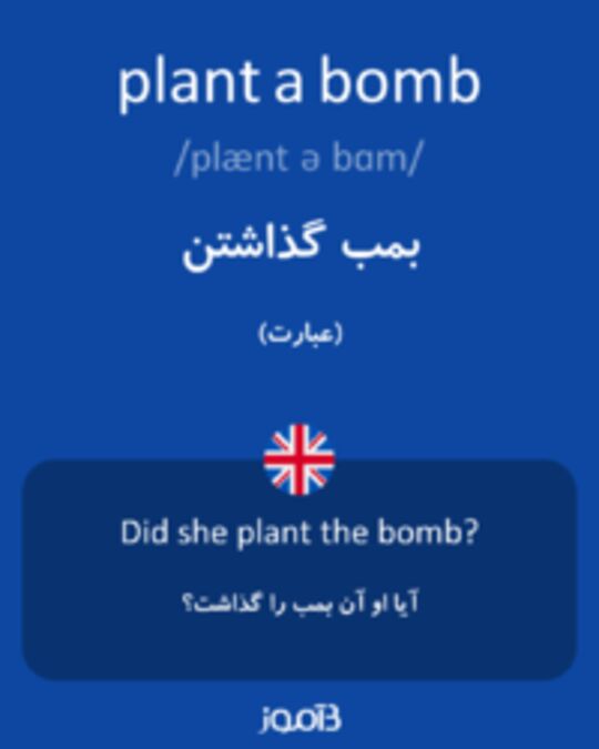  تصویر plant a bomb - دیکشنری انگلیسی بیاموز