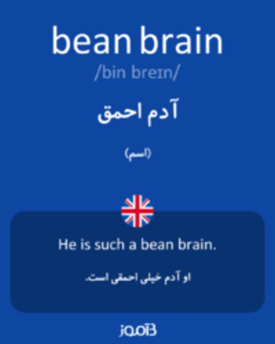  تصویر bean brain - دیکشنری انگلیسی بیاموز