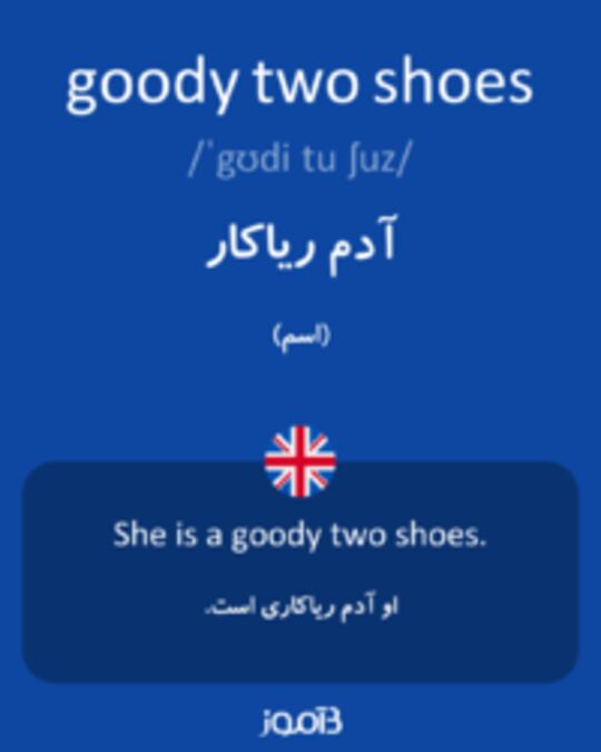  تصویر goody two shoes - دیکشنری انگلیسی بیاموز