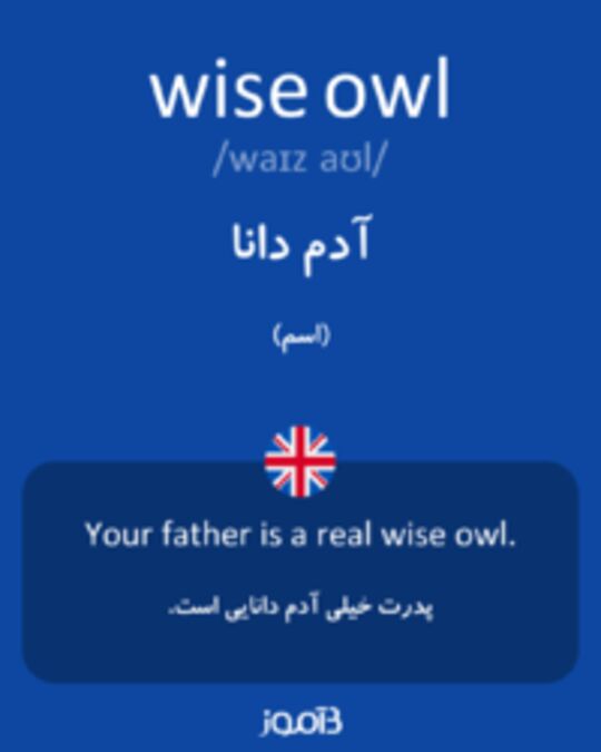  تصویر wise owl - دیکشنری انگلیسی بیاموز