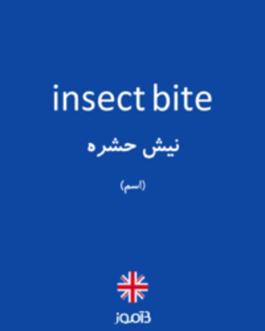  تصویر insect bite - دیکشنری انگلیسی بیاموز