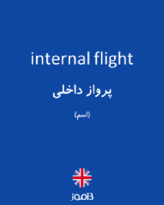  تصویر internal flight - دیکشنری انگلیسی بیاموز