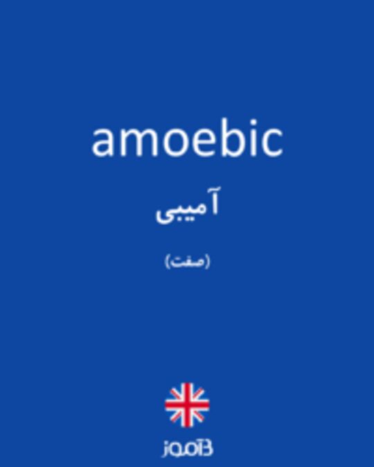  تصویر amoebic - دیکشنری انگلیسی بیاموز