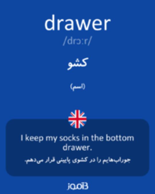  تصویر drawer - دیکشنری انگلیسی بیاموز