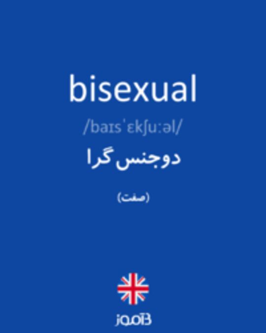  تصویر bisexual - دیکشنری انگلیسی بیاموز