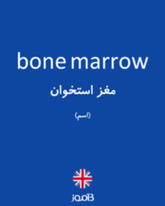  تصویر bone marrow - دیکشنری انگلیسی بیاموز