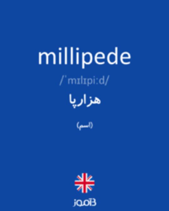  تصویر millipede - دیکشنری انگلیسی بیاموز