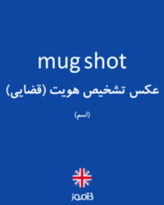  تصویر mug shot - دیکشنری انگلیسی بیاموز