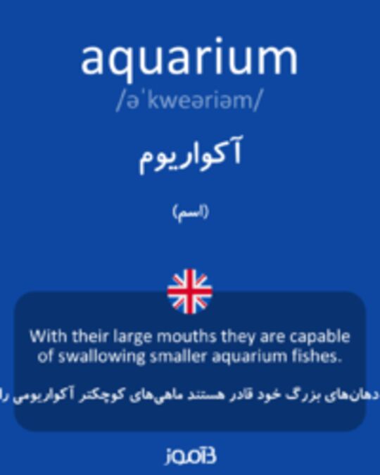  تصویر aquarium - دیکشنری انگلیسی بیاموز