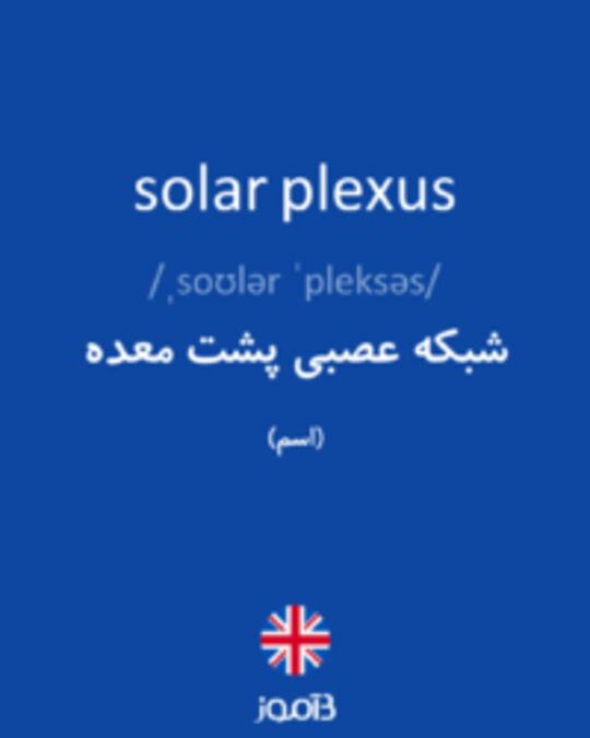 تصویر solar plexus - دیکشنری انگلیسی بیاموز