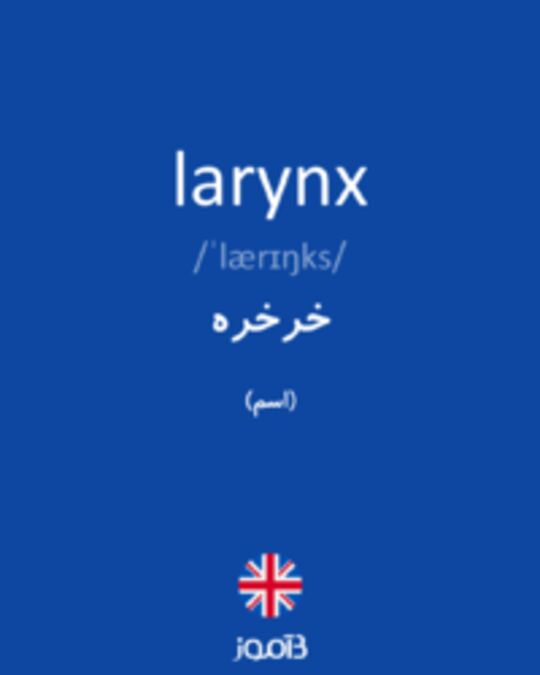  تصویر larynx - دیکشنری انگلیسی بیاموز