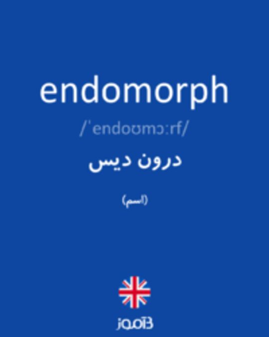  تصویر endomorph - دیکشنری انگلیسی بیاموز