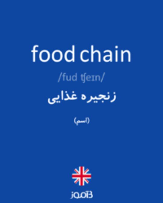  تصویر food chain - دیکشنری انگلیسی بیاموز