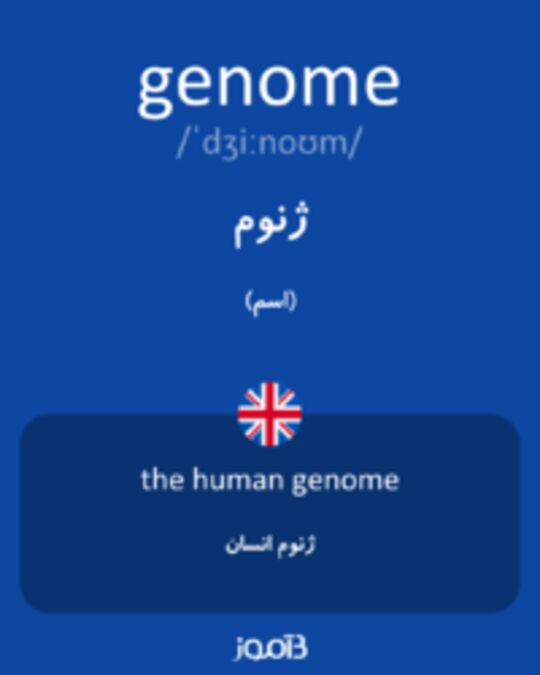  تصویر genome - دیکشنری انگلیسی بیاموز