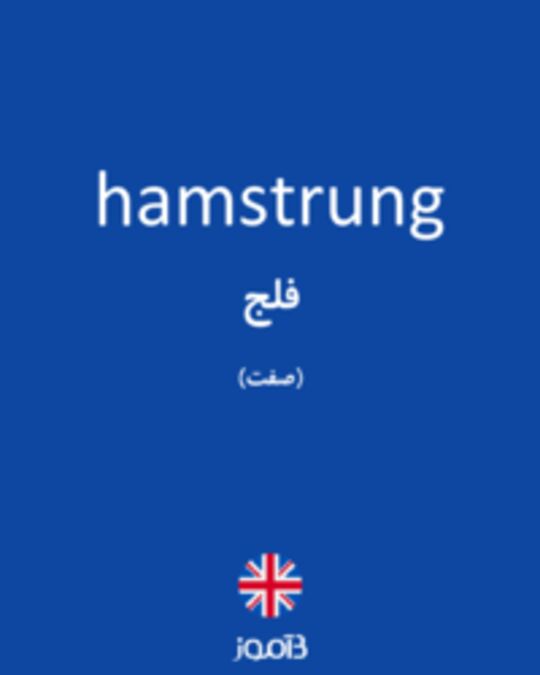  تصویر hamstrung - دیکشنری انگلیسی بیاموز