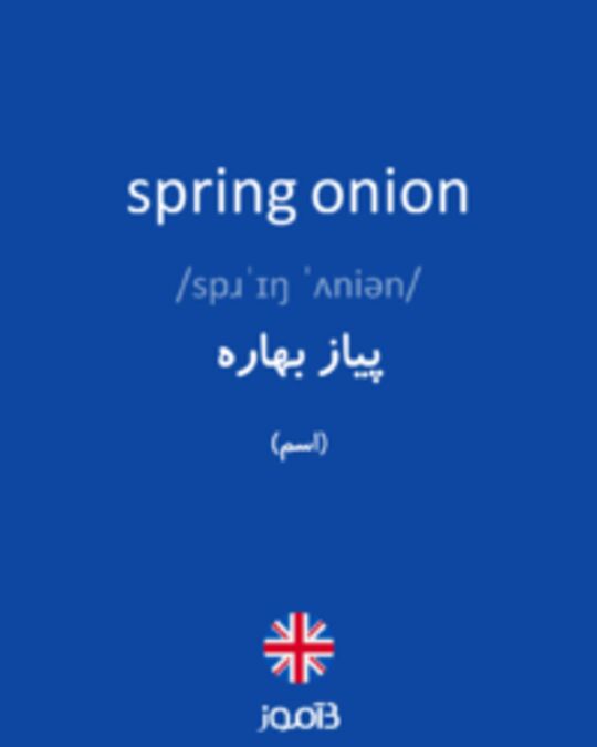  تصویر spring onion - دیکشنری انگلیسی بیاموز