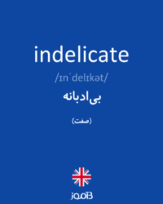  تصویر indelicate - دیکشنری انگلیسی بیاموز