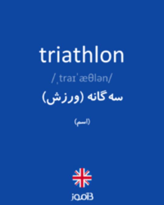  تصویر triathlon - دیکشنری انگلیسی بیاموز
