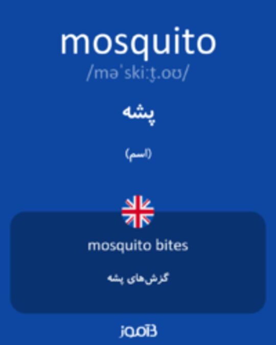  تصویر mosquito - دیکشنری انگلیسی بیاموز