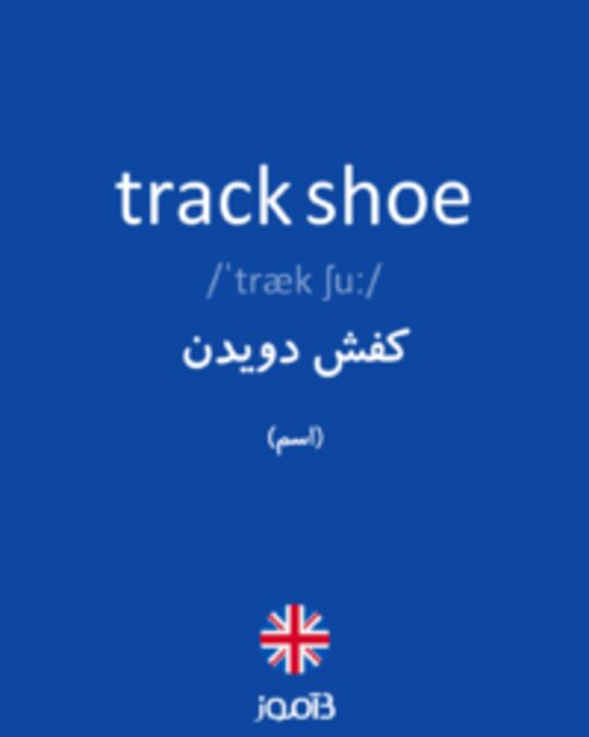  تصویر track shoe - دیکشنری انگلیسی بیاموز