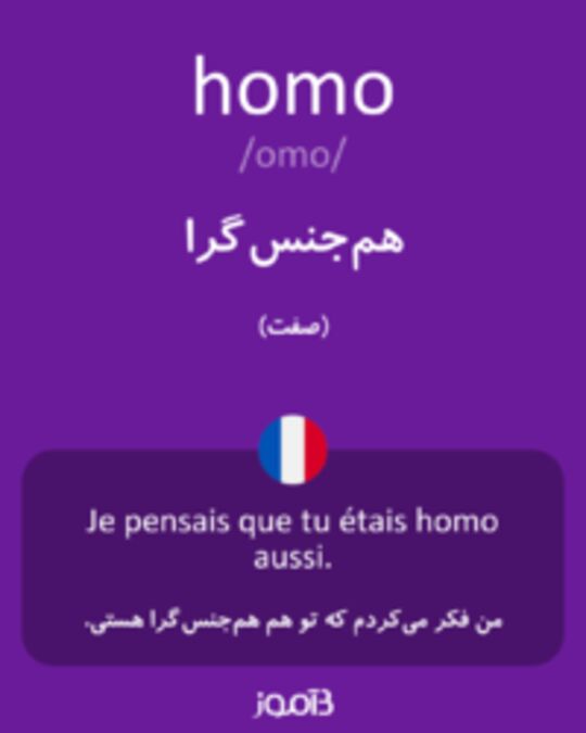  تصویر homo - دیکشنری انگلیسی بیاموز