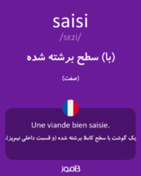  تصویر saisi - دیکشنری انگلیسی بیاموز