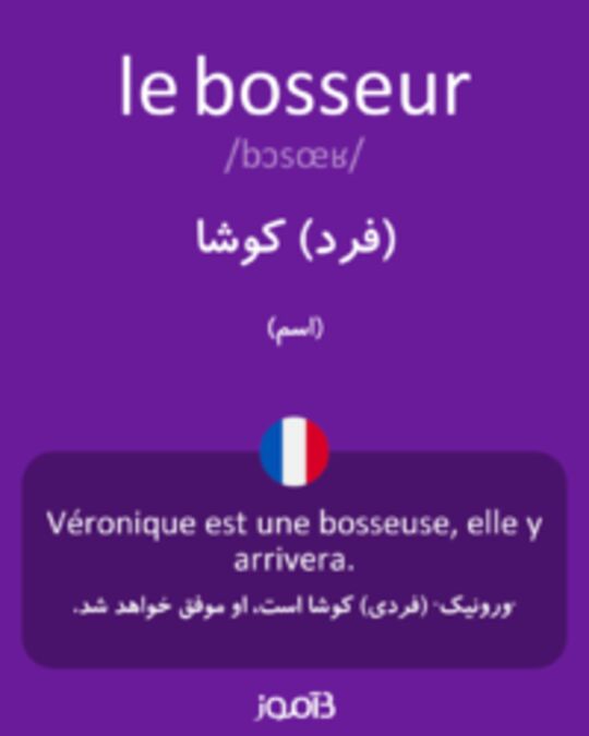  تصویر le bosseur - دیکشنری انگلیسی بیاموز