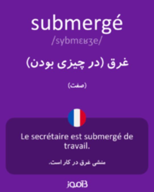  تصویر submergé - دیکشنری انگلیسی بیاموز