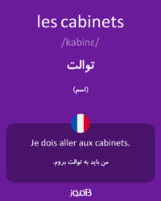  تصویر les cabinets - دیکشنری انگلیسی بیاموز