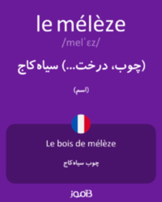  تصویر le mélèze - دیکشنری انگلیسی بیاموز