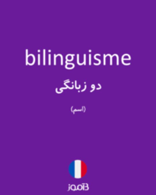  تصویر bilinguisme - دیکشنری انگلیسی بیاموز