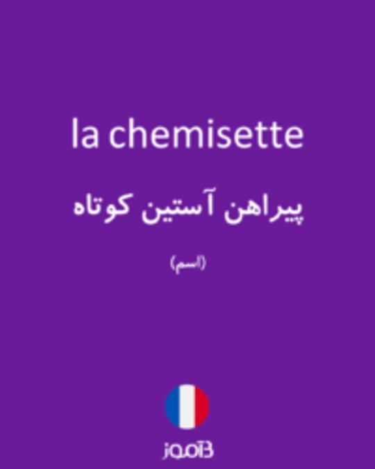  تصویر la chemisette - دیکشنری انگلیسی بیاموز