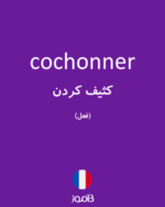  تصویر cochonner - دیکشنری انگلیسی بیاموز