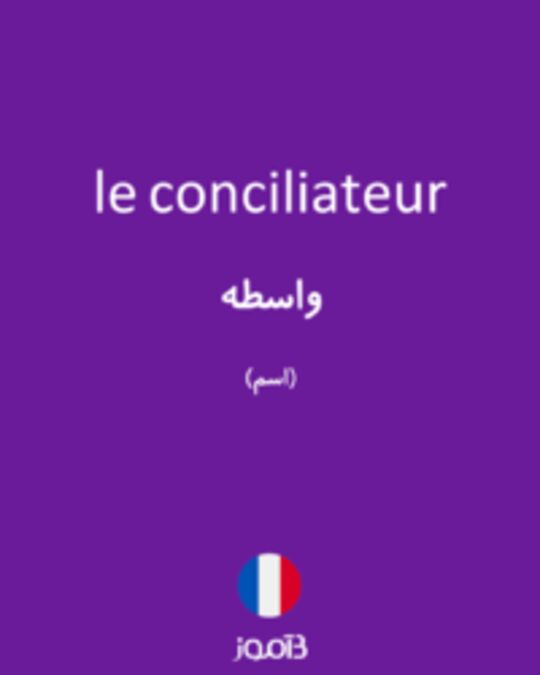  تصویر le conciliateur - دیکشنری انگلیسی بیاموز