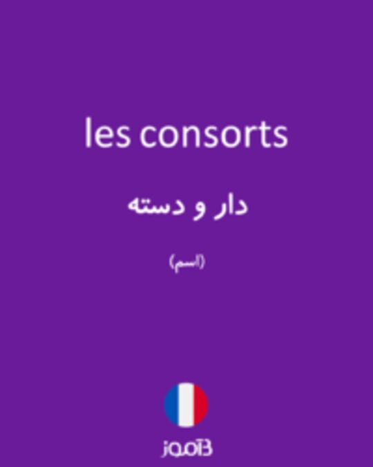  تصویر les consorts - دیکشنری انگلیسی بیاموز