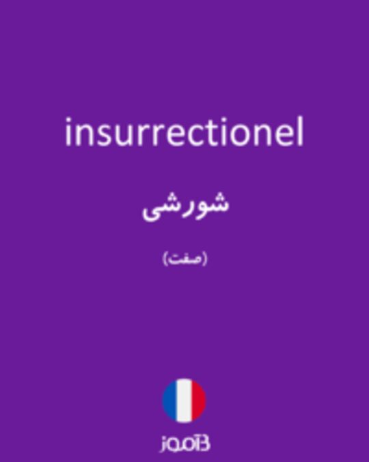  تصویر insurrectionel - دیکشنری انگلیسی بیاموز